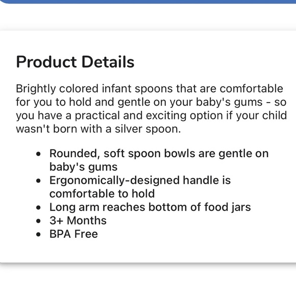 Munchkin's Soft-Tip Ergonomic Infant Spoons. - Picture 5 of 11